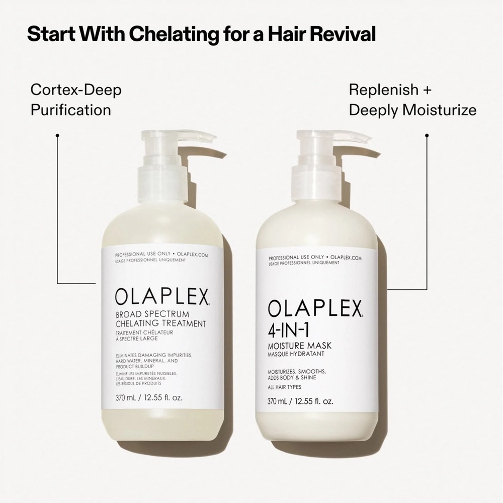 Hair Revival Set - Olaplex 4 in 1 Moisture Mask + Chelating Treatment